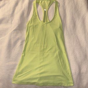 Lululemon size 10 Lime Green Tank